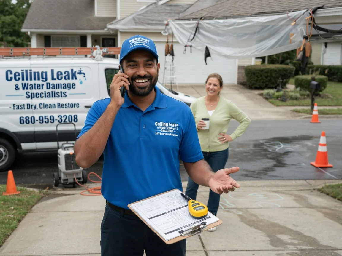 Ceiling Leak Cleanup Rutherford, NJ FAQs